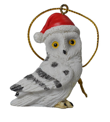 Christbaumschmuck Schneeeule Eule Weihnachtskugeln Christmas X-Mas Figur