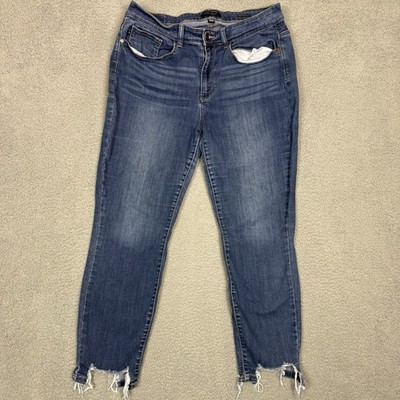 Judy Blue Jeans Womens 14W  Relaxed  Fit Distressed