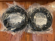 LOT OF 25 CAT6 ETHERNET PATCH CABLES 10FT. LONG BLACK ITEM E-C6BN10F-BK