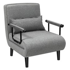 Upholstered Fabric Sofa Bed Sleeper Couch Sofabed Settee Recliner Beds Folding