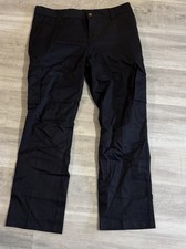NEW NWT Women's 12R Dickies Relaxed Fit Straight Leg Cargo Pants Rinsed Black