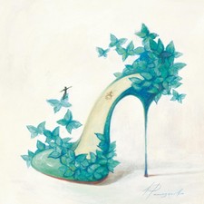 SKETCHES OF LOVE II - Inna Panasenko 30x30 Heels Kunstdruck Plakat Bild