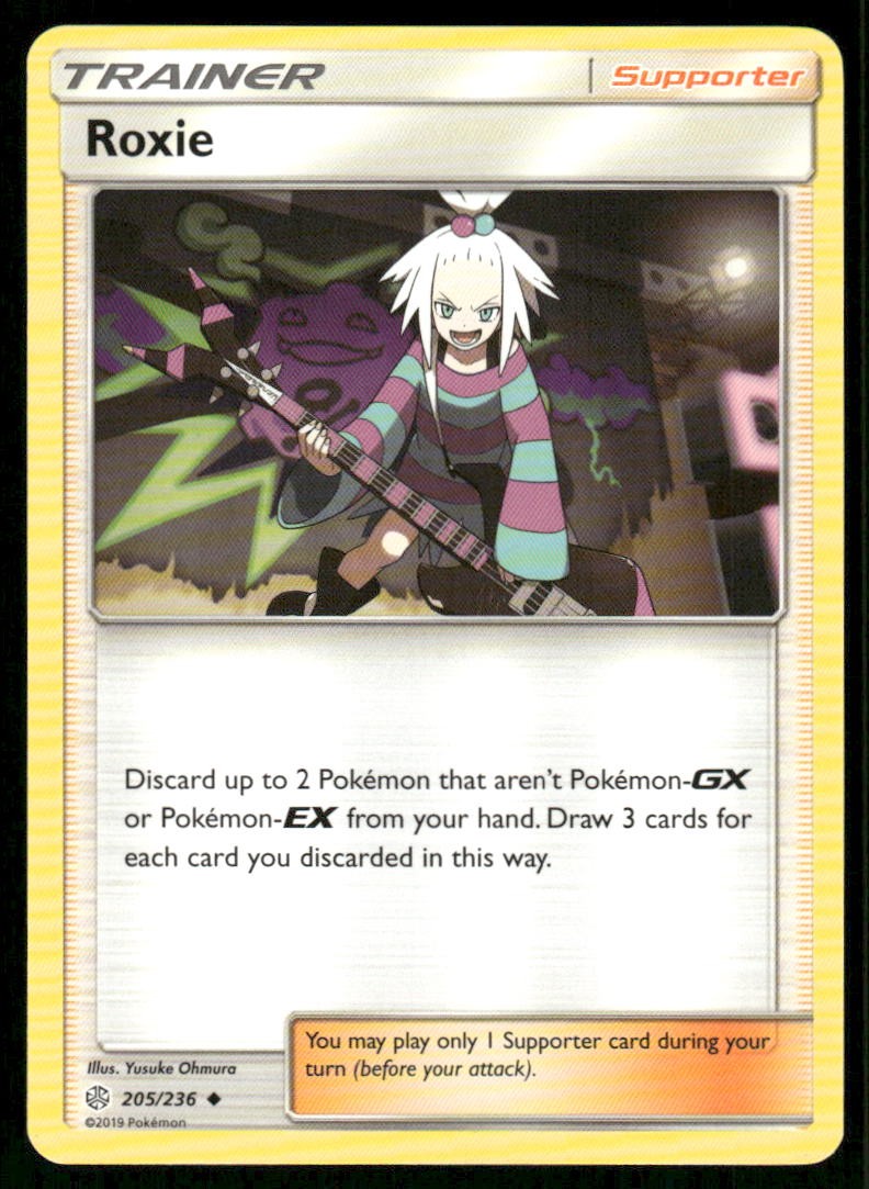 Roxie 205/236 Uncommon Cosmic Eclipse Pokemon Lightly Played