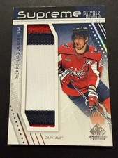 2025-26 UD SP Game Used Pierre-Luc Dubois Supreme Patch  #/15 SP-PD Capitals