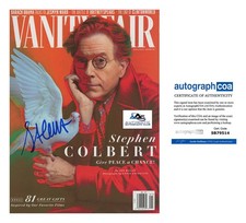 STEPHEN COLBERT AUTOGRAPH SIGNED VANITY FAIR MAGAZINE ACOA