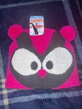 True Gear North Kids Owl Fox critter hat Beanie Toboggan  glove set- NEW
