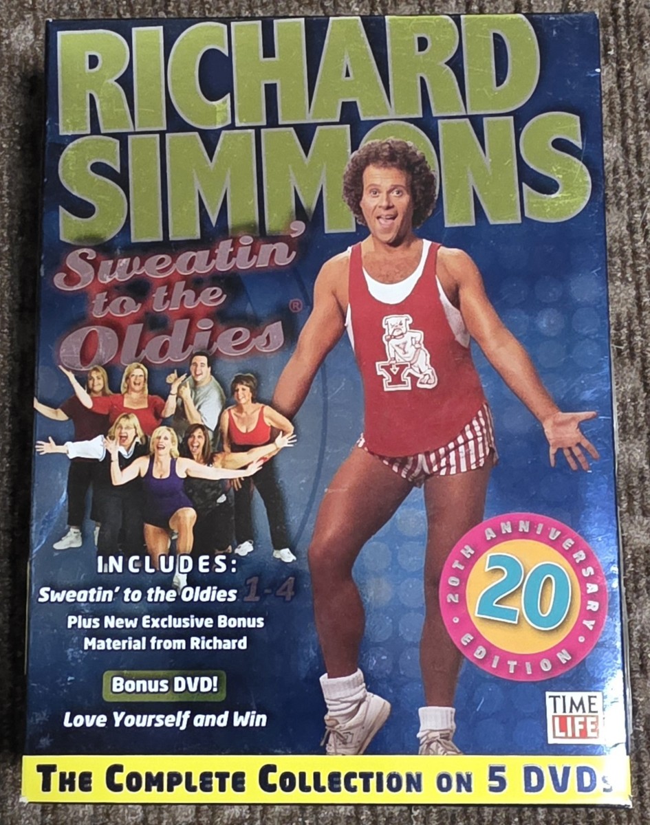Richard Simmons - Sweatin to the Oldies Set (DVD, 5-Disc Set) for