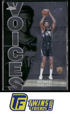 2025-26 Topps Chrome #VS-10 Ace Bailey Voices