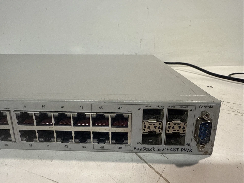 Nortel Networks Baystack 5520-48T-PWR Ethernet Routing Switch - Image 4 of 4