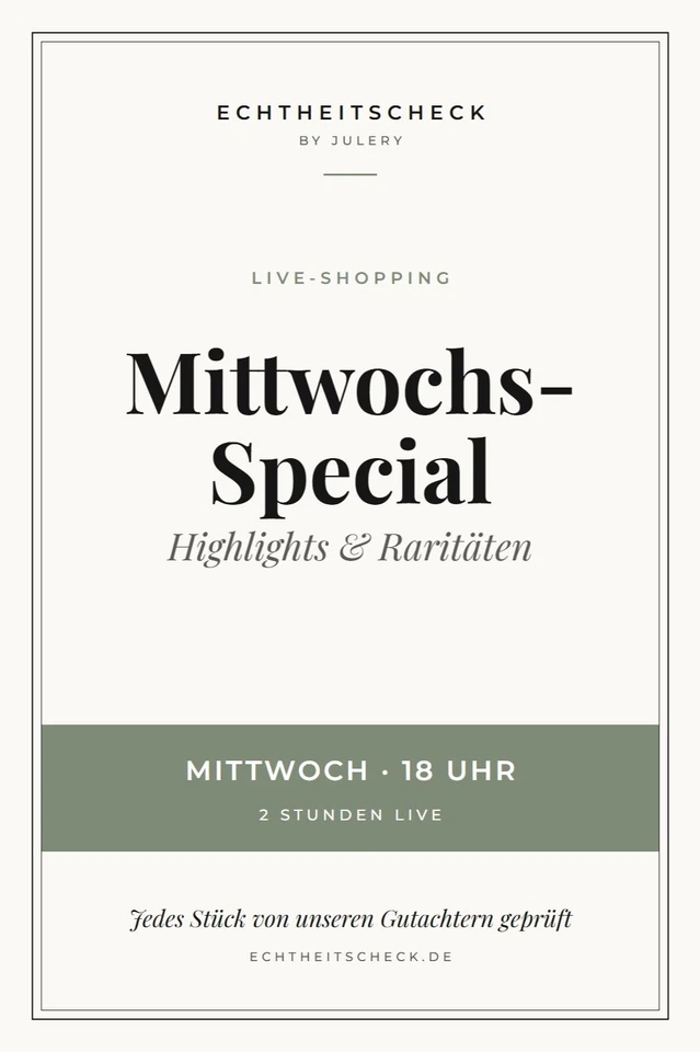 Mittwochs-Special: Designer-Highlights live am Abend