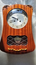 Westerstrand Pendeluhr Wanduhr Vintage Rotbraun mechanisch Schweden Deko