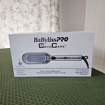 Babyliss Pro Cryocare Cold Brush For Hair Hydrates Shines Smoothes Open Box