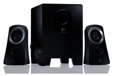 Logitech Z313 2.1 Multimedia Lautsprechersystem mit Subwoofer, Full Range Schwarz 