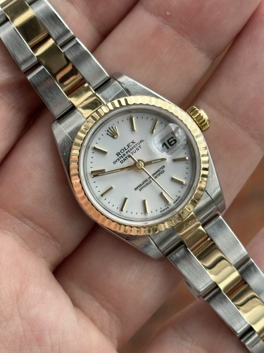 2002 Rolex Datejust 79173 26mm Ladies Oyster Two Tone Gold Serviced 12m Warranty