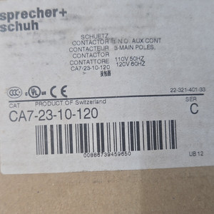 Sprecher + Schuh Definite Purpose Contactor 3-Pole 110V/120V 32A CA7-23-10
