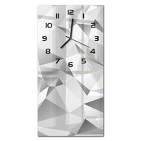 Moderne Wanduhr Mit Leisem Uhrwerk 3D-Abstraktion Schwarze Zeiger 30X60 Cm