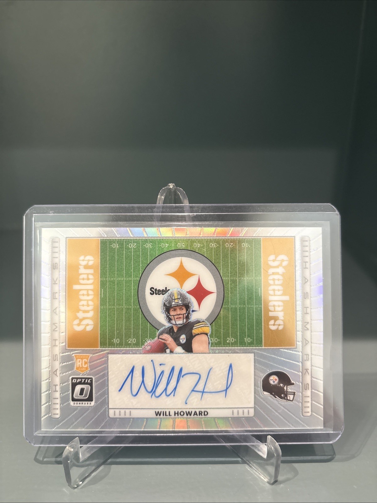 2025 Donruss Optic Hash Marks Will Howard Auto (RC)