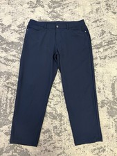 Lululemon ABC Classic Fit Warpstreme Pants - Men's Size 36X27 Blue