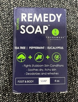 Remedy Bar Soap  - Tea Tree Peppermint, Eucalyptus -BB 1/27