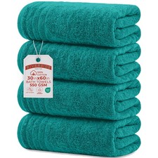 Riverside Pack Of 4 Premium Extra Large Bath Towels 30 X 60 Inches 100 Cotton