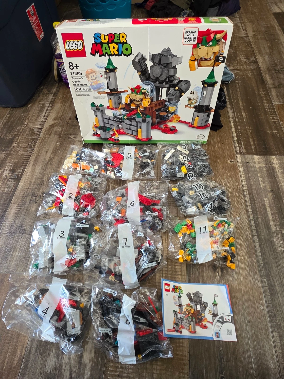 Lego 71369 Super Mario Bowser's Castle Boss Battle Set Looks Complete and Sealed