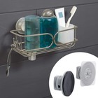 Zenna Home Power Grip Pro Shower Caddy Rustproof Suction Mount Stainless