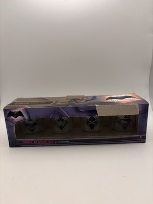 SD Toys Batman vs Superman kleine Gläser Schnapsglas 4er Set