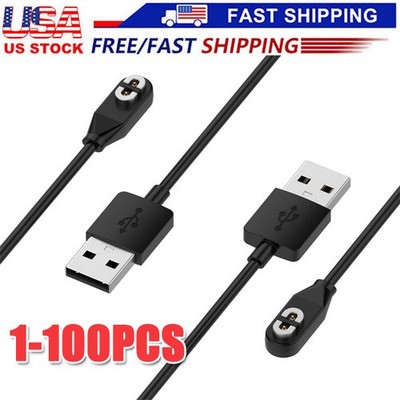 USB Magnetic Charging Cable for After-Shokz Aeropex Open Run/Comm Headphone lot