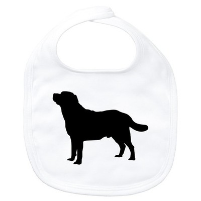 Baby Lätzchen Labrador Retriever Silhouette Geschenkidee Labrador Retriever Gesc