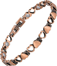 Copper Ankle Bracelet for Women, 99.99 Pure Copper Magnetic Anklet