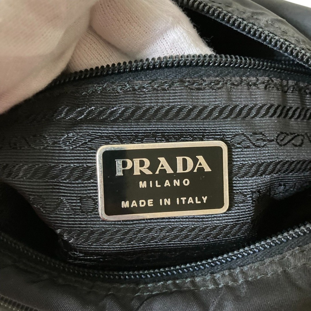 Good condition PRADA triangular logo plate nylon … - image 5