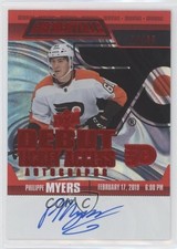 2019-20 Credentials Debut Ticket Access Autos Red /65 Philippe Myers Auto q2x