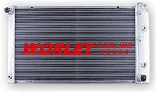 NJ-3 Row Aluminum Radiator For 1968-1973 Chevy Chevelle 5.0L 5.7L 69 70 71 28"