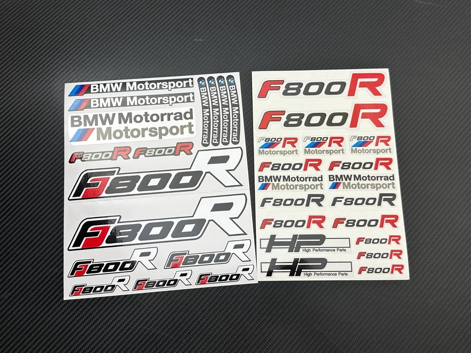 Motorrad Aufkleber Grafik stickers decals für BMW F800R Laminiert Rot - Bild 1 von 4