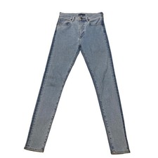 Levis Made Crafted Jeans Womens 28x30 Japanese Denim Silver High Skinny Hipster