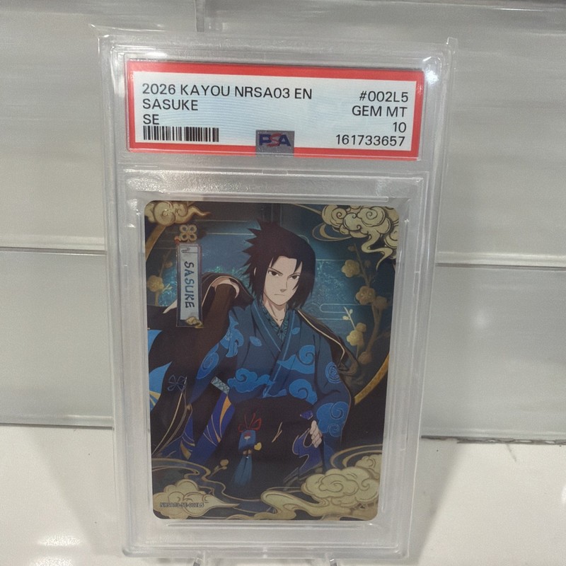 Naruto Kayou Series 3 Sasuke SE serialized/220 PSA 10 (POP 3)