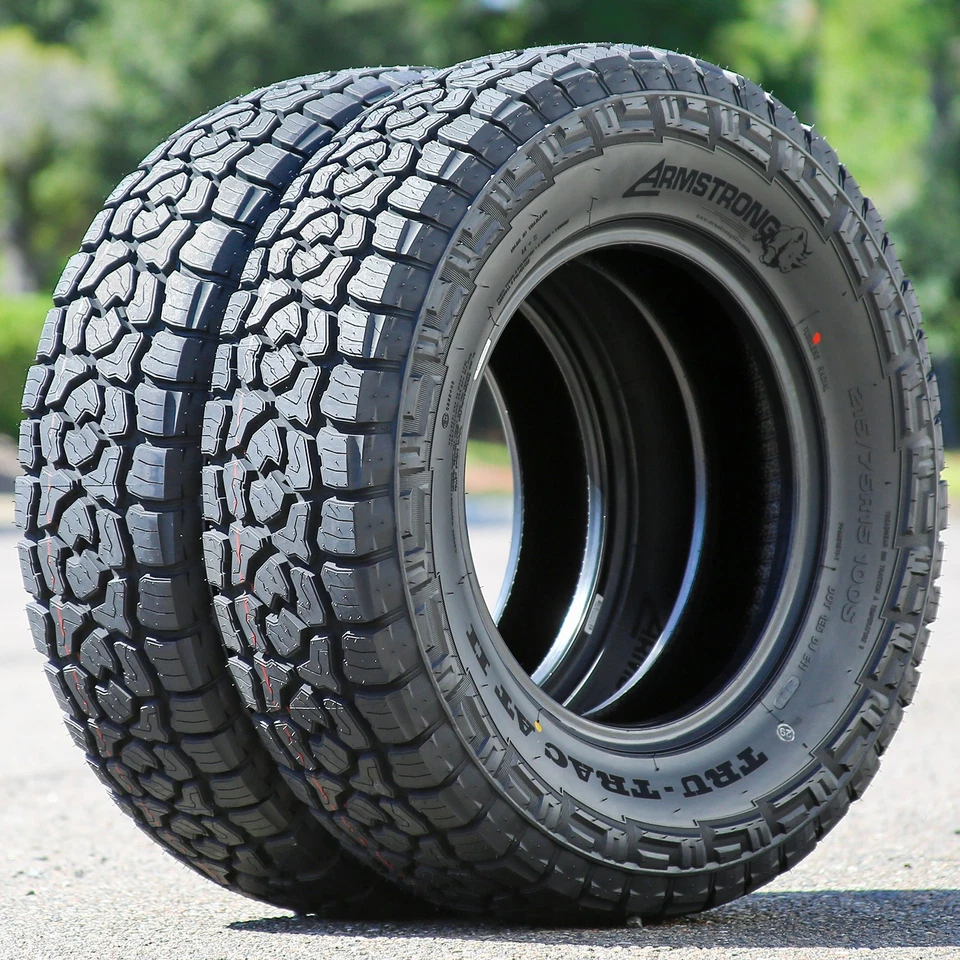 2 Tires Armstrong Tru-Trac AT II 215/75R15 100S A/T All Terrain Foto 2 de 4