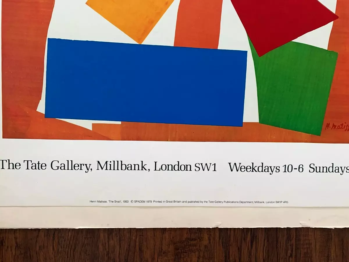 Henri Matisse The Snail 1979 Original Lithograph Poster eBay