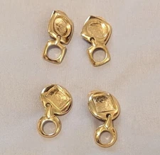2 Vtg. clip on earrings