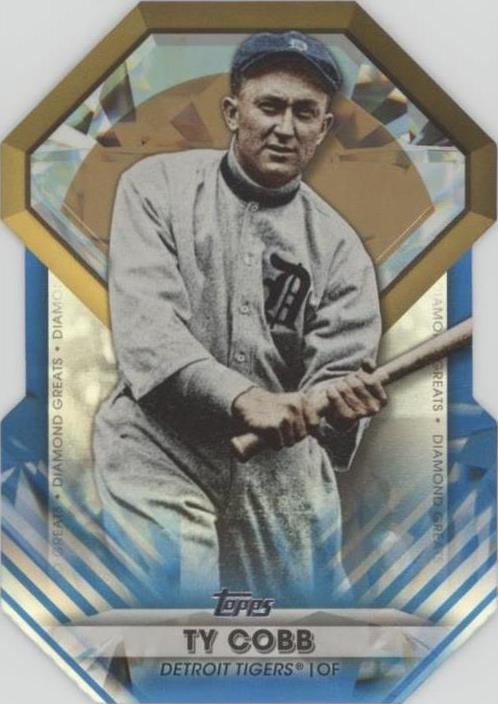 2022 Topps Series 2 - Diamond Greats Die-Cuts Ty Cobb #DGDC-34 Blue for ...
