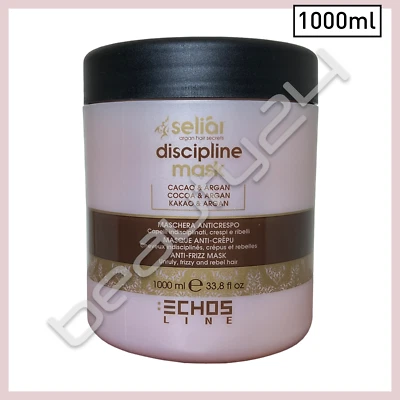 SELIAR 1000ml Discipline Anti-Frizz Maske für widerspenstiges, krauses und rebelisches Haar Profi