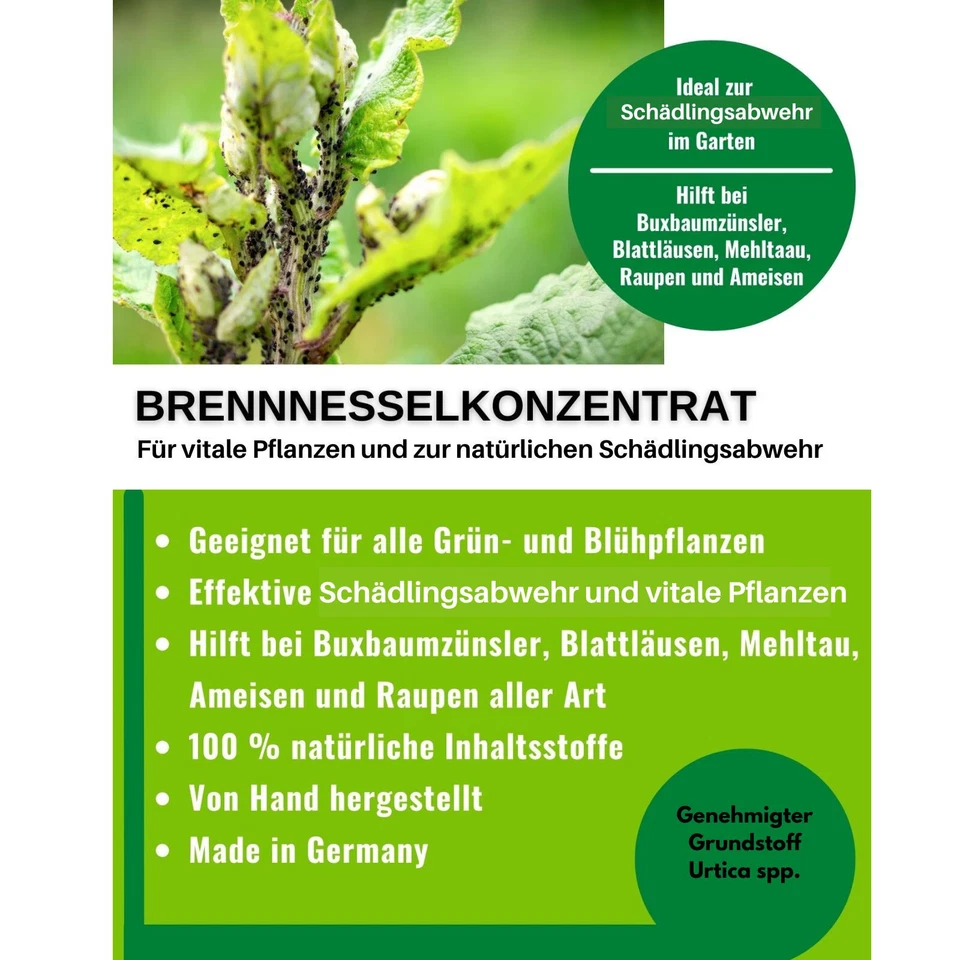 CarboVerte Brennnesseljauche, 100 % natürlich,Grundstoff Urtica, 5 Liter - Bild 4 von 4