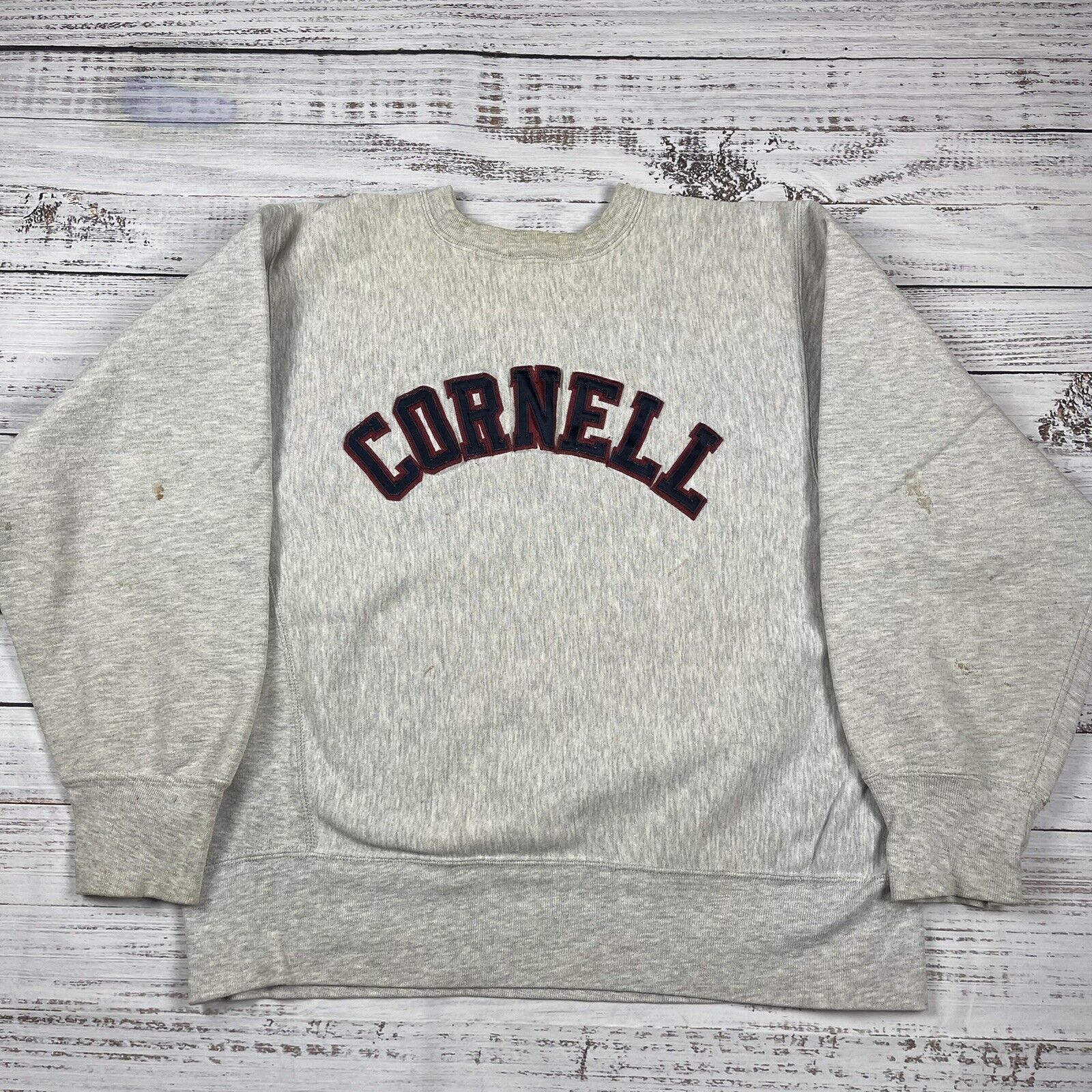 Champion Reverse Weave Warmup 80s Cornell Made in USA Size M Tag 