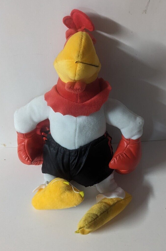 RARE 2003 Looney Tunes Foghorn Leghorn 15"  Boxing Plush in Satin Shorts