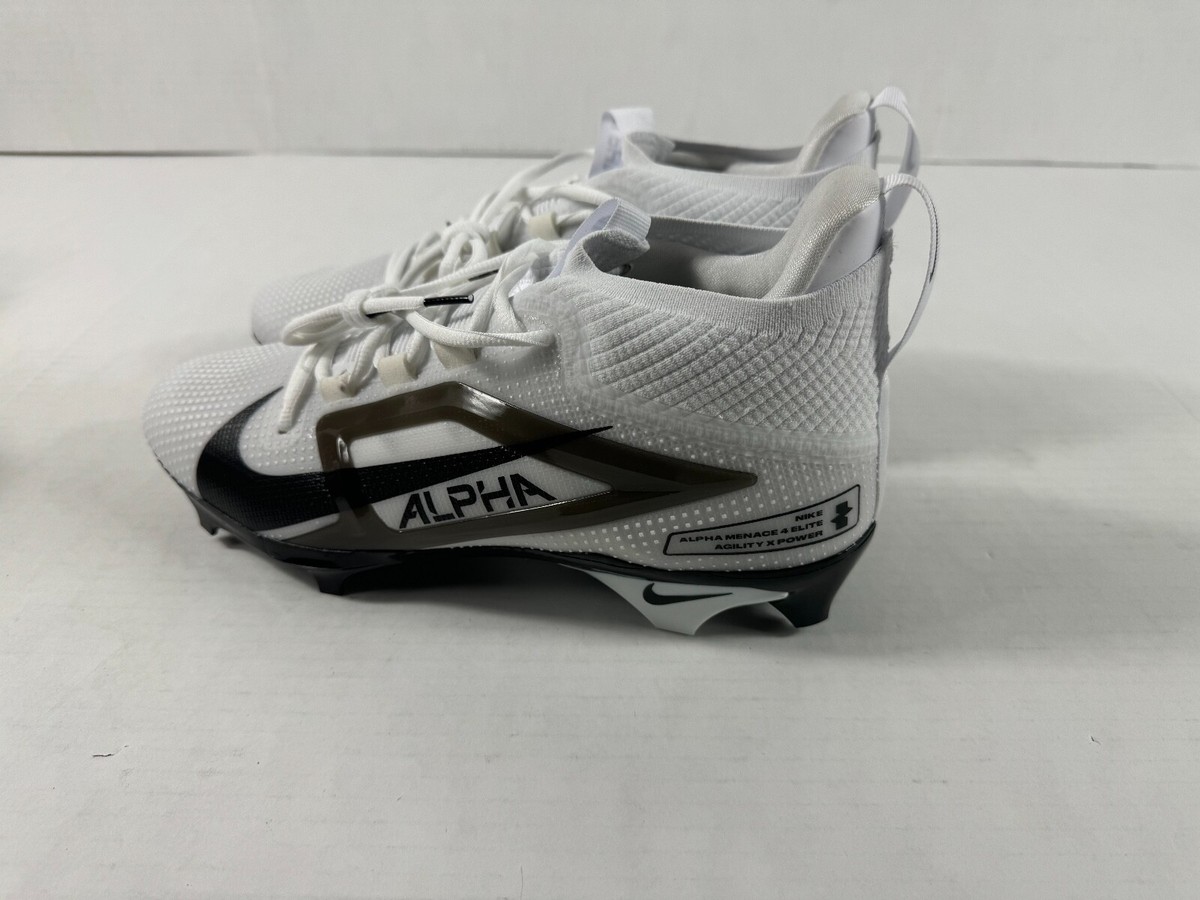 Nike Alpha Menace Elite 4 - White/Black - Size - 12 FZ7701 