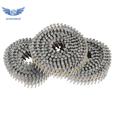3600× 1-1/4"× 0.092" Hot-Dipped Galvanized Full Round-Head Ring Coil Siding Nail