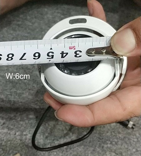 White Dome Eyeball Backup Car Rear View Parking Camera 12 IR Night Vision 12-24v - Picture 4 of 6