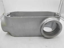 Killark OLRL D-10786, 185 cu. in. conduit body (No Cover)