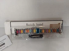 Watchband replacement compatible: 38mm,40mm,42mm,44mm - NIB - rainbow