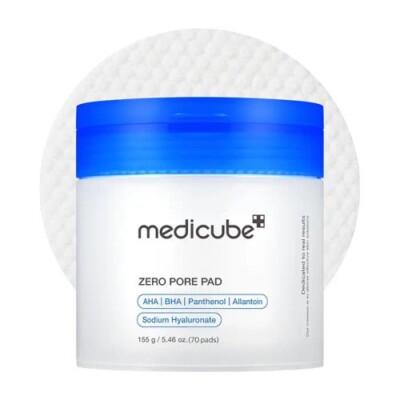 MEDICUBE Zero Pore Pad 2.0 Gesichtsreiniger Tücher reduzieren Poren # UK VERSAND #